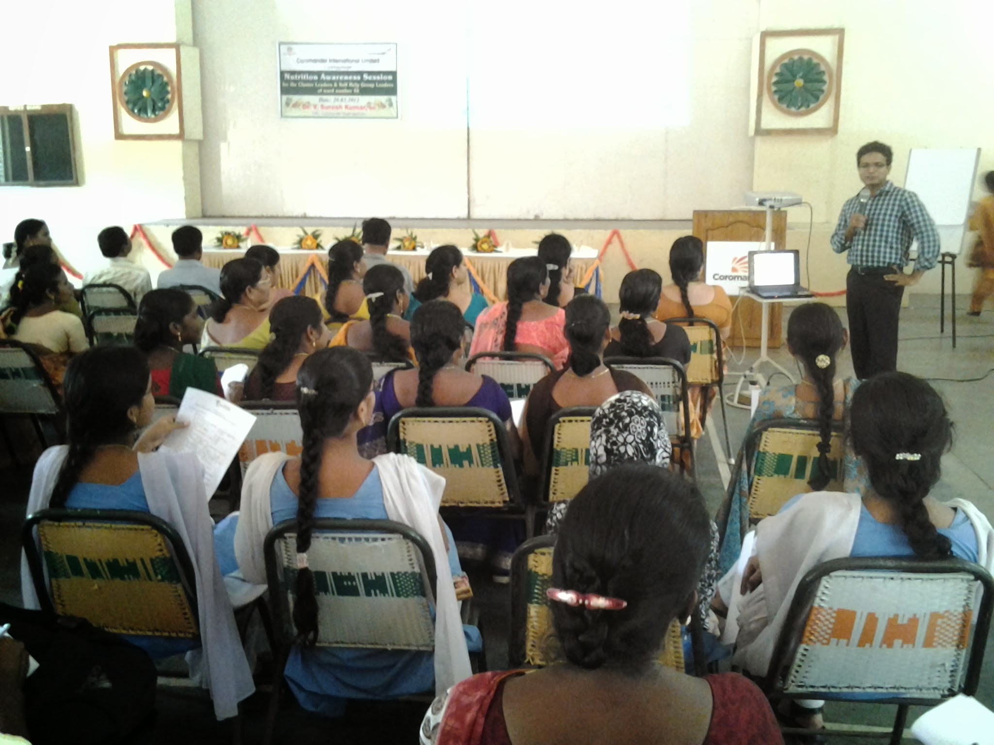 Banner and session at Coromandel International Limited led by Dr. V. Suresh Kumar on 20.03.2012